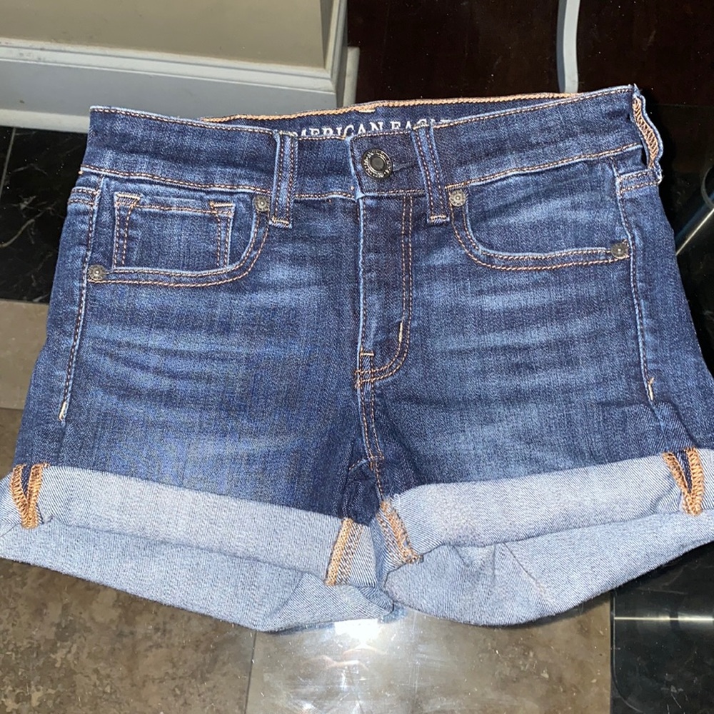 American Eagle Next Level Stretch Denim Shorts